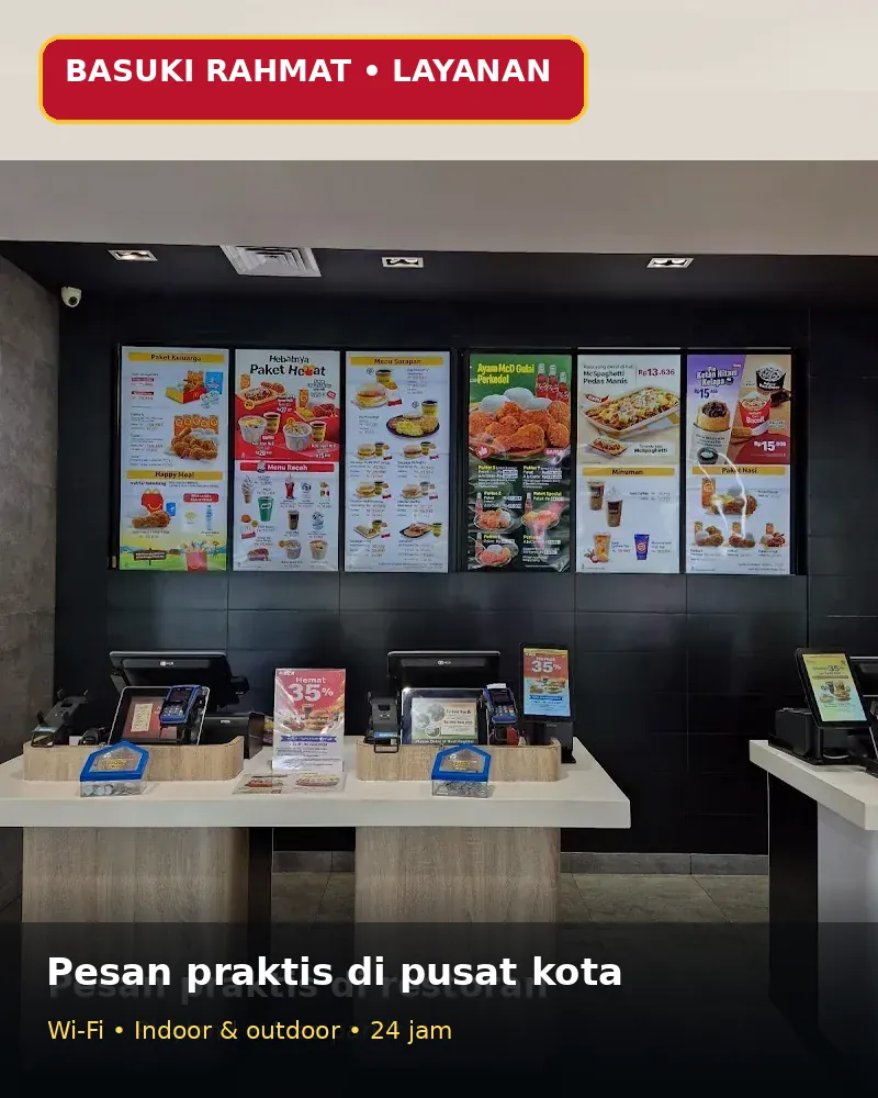 Area makan dan pelayanan restoran